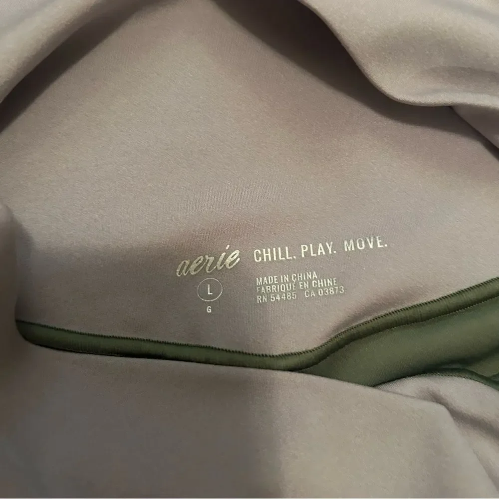 Women’s Aerie Leggings Green Purple Size L